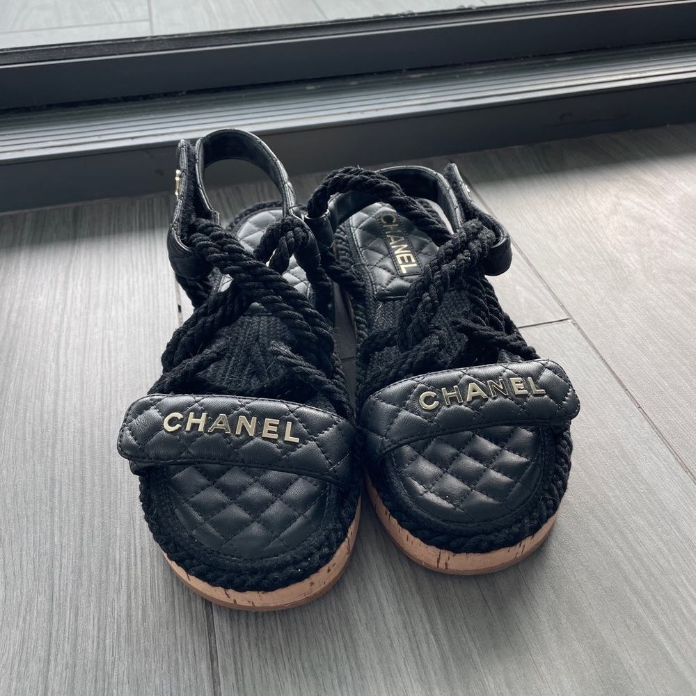 CHANEL SS20 Rope Sandals